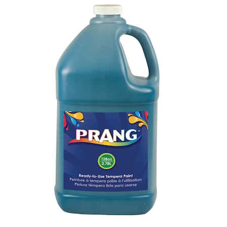 Prang Ready-to-Use Tempera Paint, Turquoise, 1 Gallon 22819